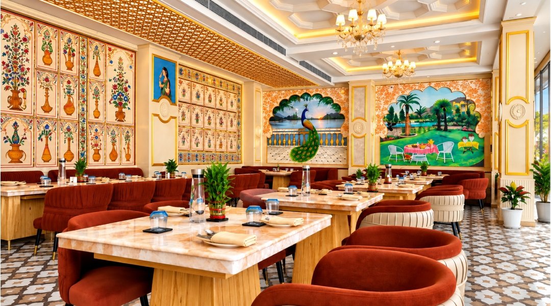 Pure Vegetarian Fine Dining in Pushkar: What to Expect at The Surya Golden Palace